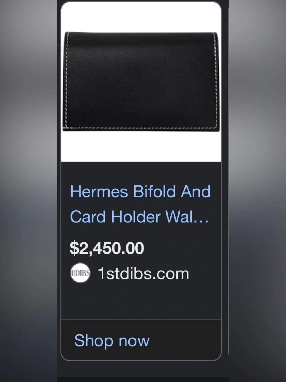 ✨Hermes Limited Edition Bifold and Card Holder Wallet Unisex